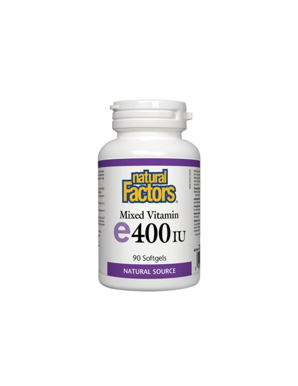 Vitamin E/ Витамин Е (токофероли микс) х 90 софтгел капсули Natural Factors