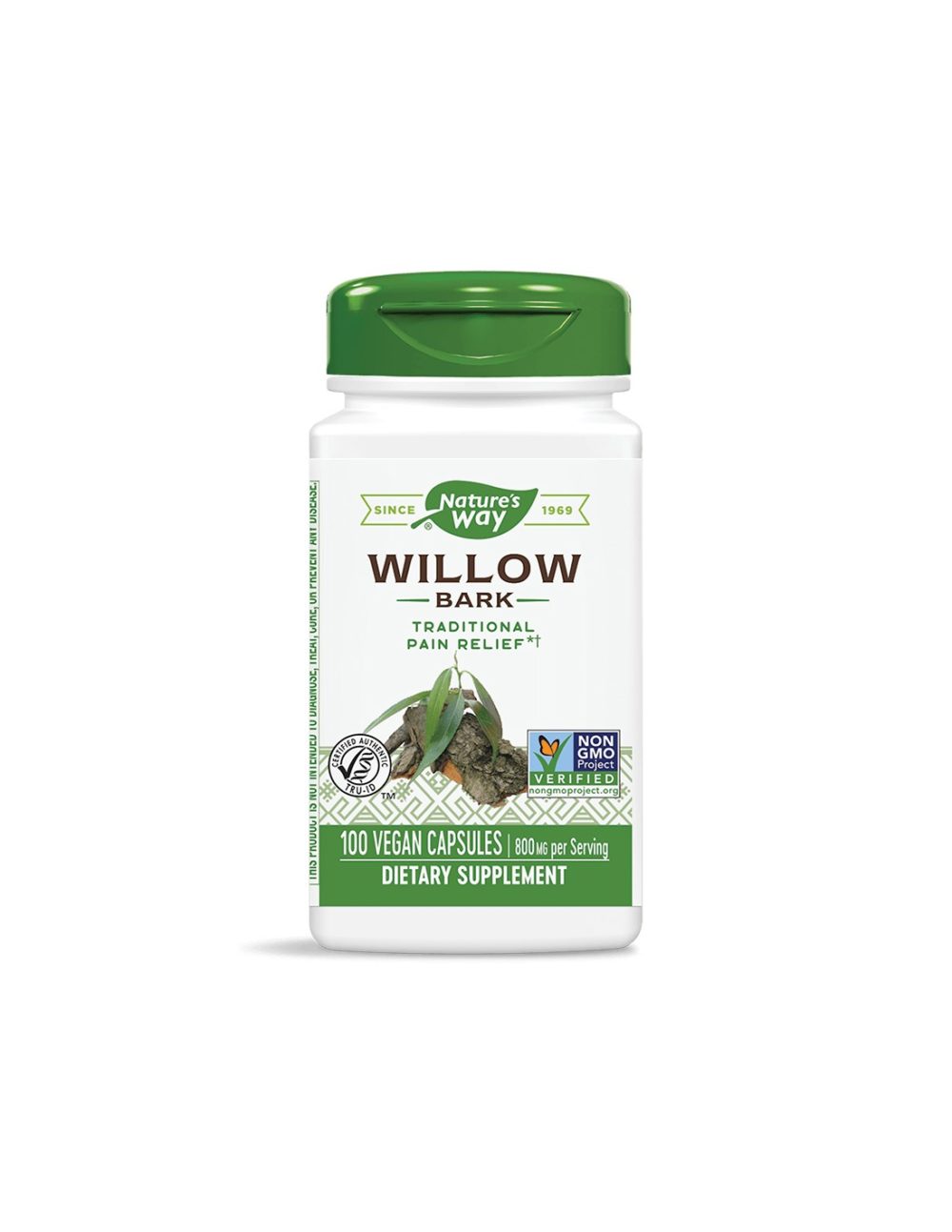 Willow Bark/ Бяла върба (кора) 400 mg x 100 капсули Nature’s Way